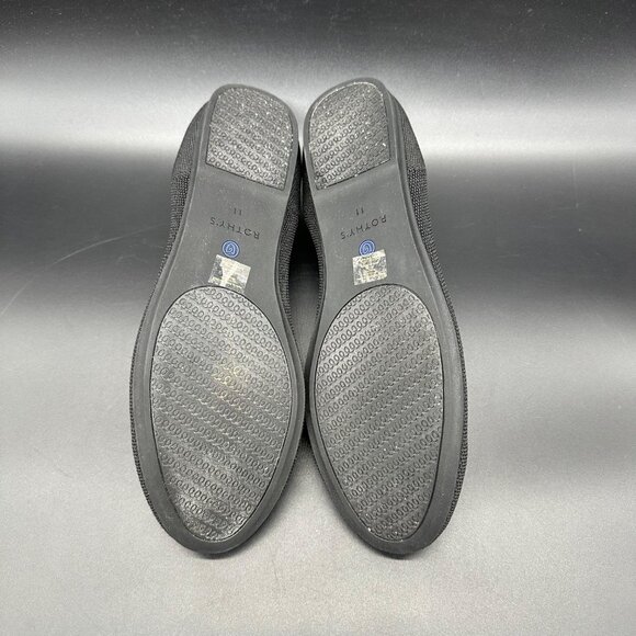 Rothys Ballet Flats Shoes Womens Size 11 Black Round Slip On Business Casual - Picture 5 of 13